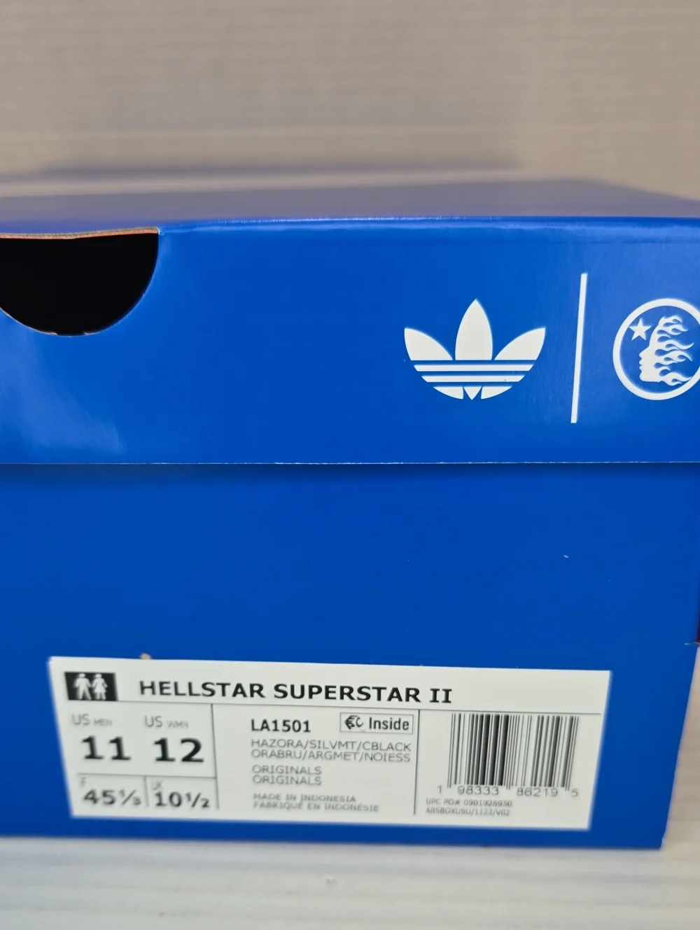 Adidas Superstar Hellstar Hazy Orange LA1501 - Picture 10 of 10